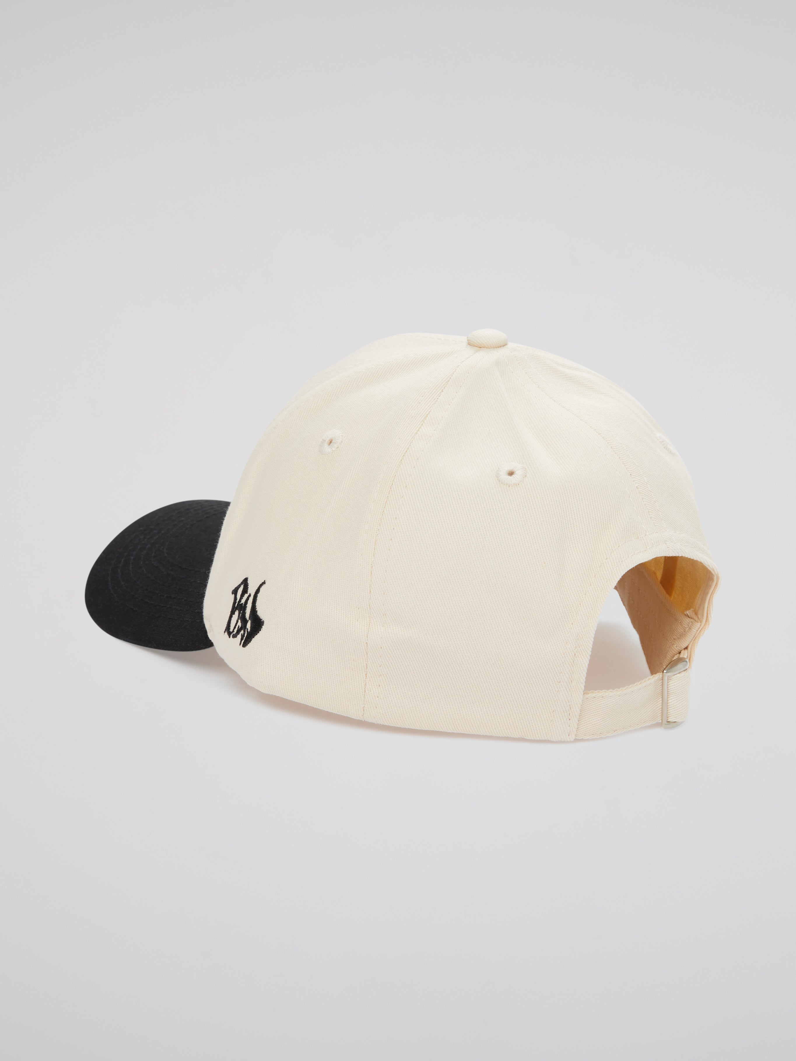 BHS BEIGE HAT & BLACK VISOR #1