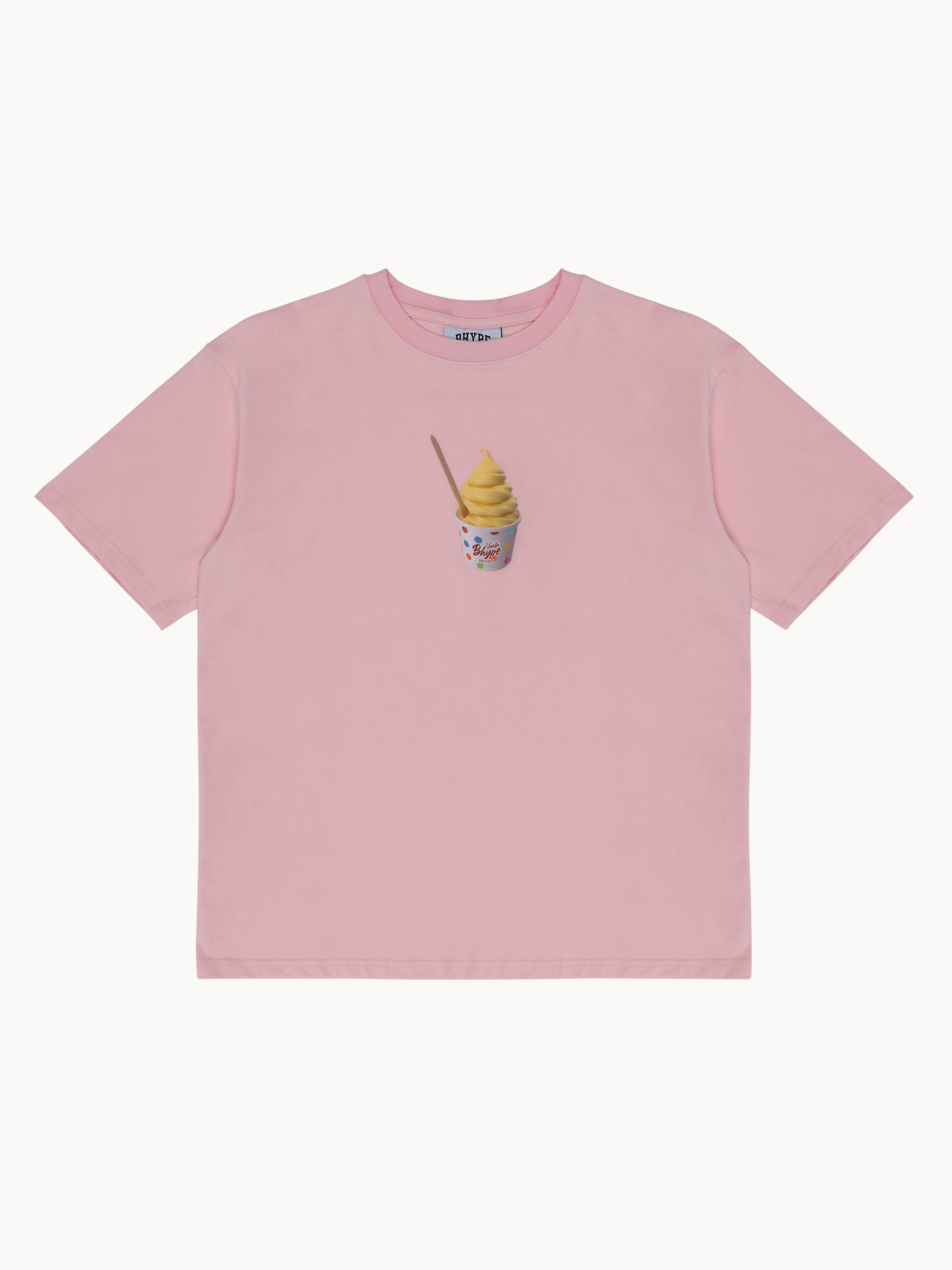 BHYPE SOCIETY PINK TEE ICE CREAM POT