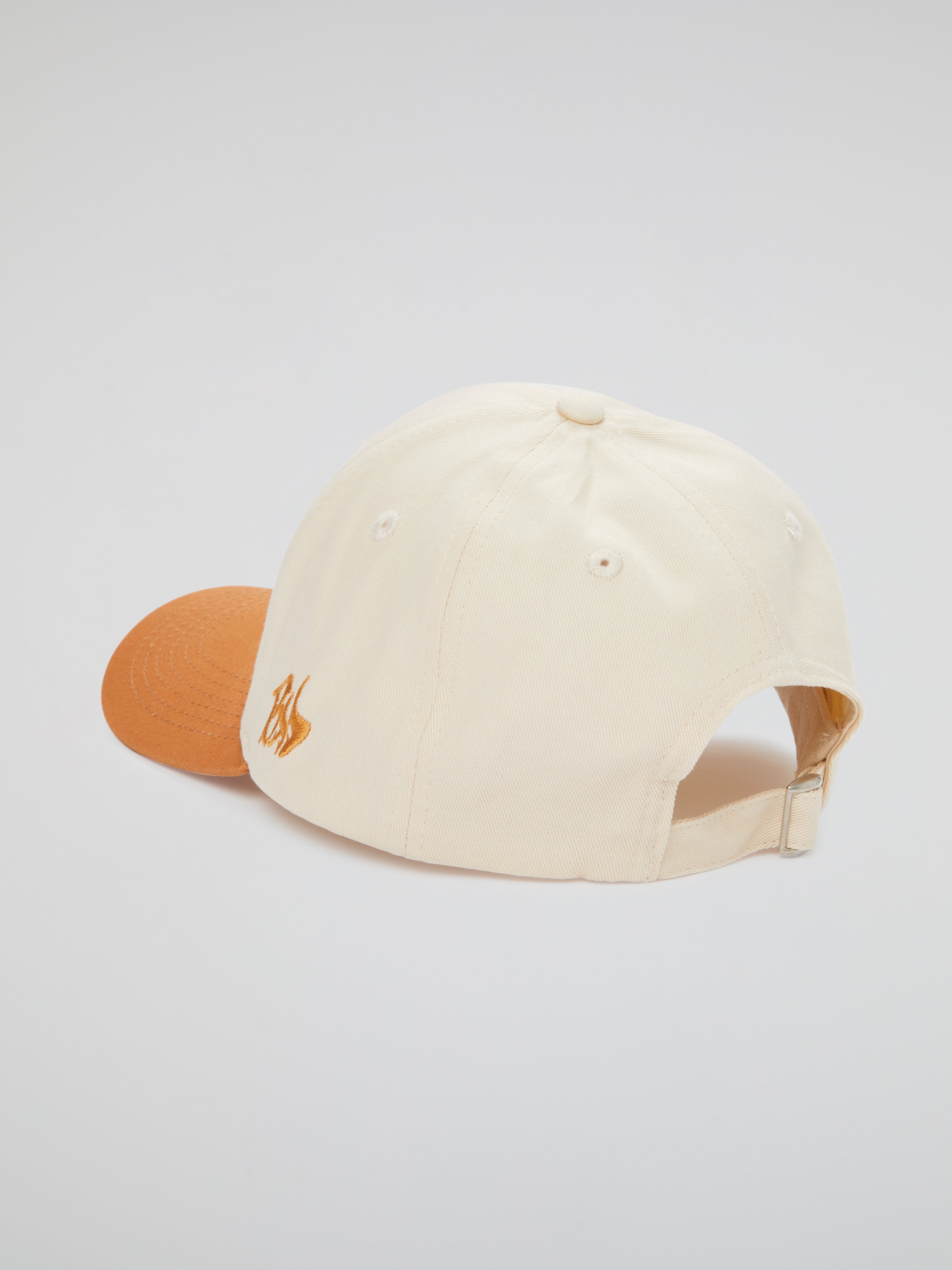 BHS BEIGE HAT & BURNT ORANGE VISOR #2