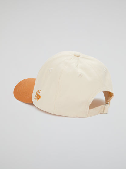 BHS BEIGE HAT & BURNT ORANGE VISOR #2