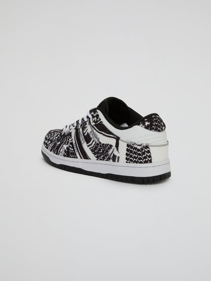 BHYPE SOCIETY EXCLUSIVE SNEAKERS - FULL BLACK KEFFIYEH