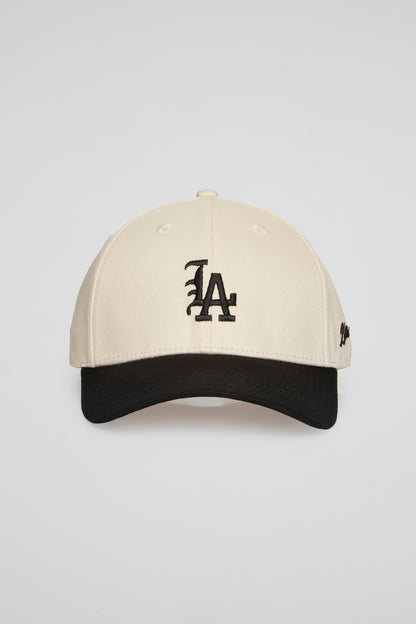 BHYPE HAT LA BEIGE BLACK VISOR