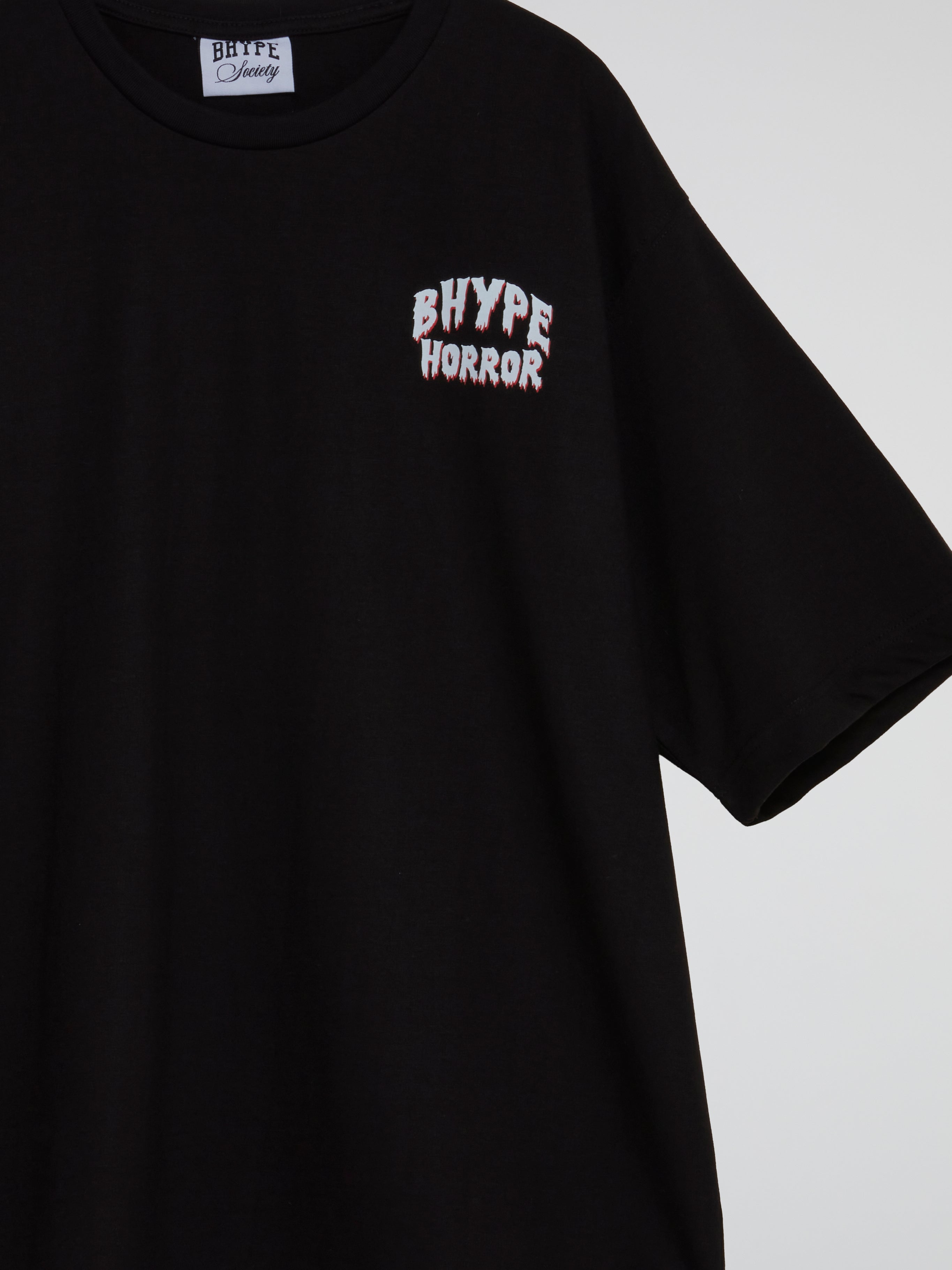 BHYPE HORROR CHARACTERS BLACK TSHIRT