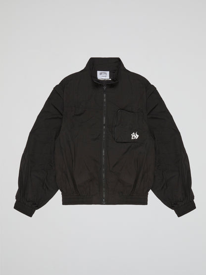 BHYPE LITE SUMMER CONVERTIBLE BLACK TRACK JACKET