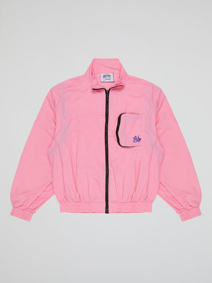 BHYPE LITE SUMMER CONVERTIBLE PINK TRACK JACKET