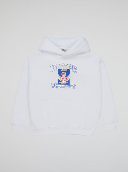 BHYPE SOCIETY WHITE MILK CARTON HOODIE - KIDS