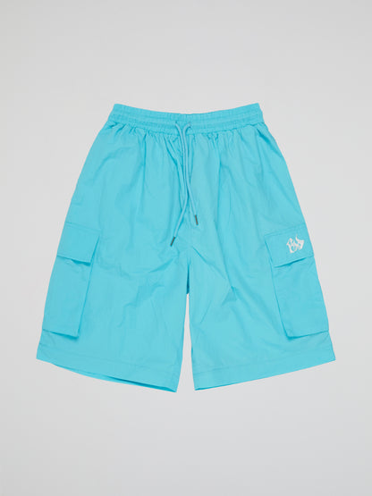 BHYPE LITE SUMMER CONVERTIBLE NEON BLUE TRACK PANTS