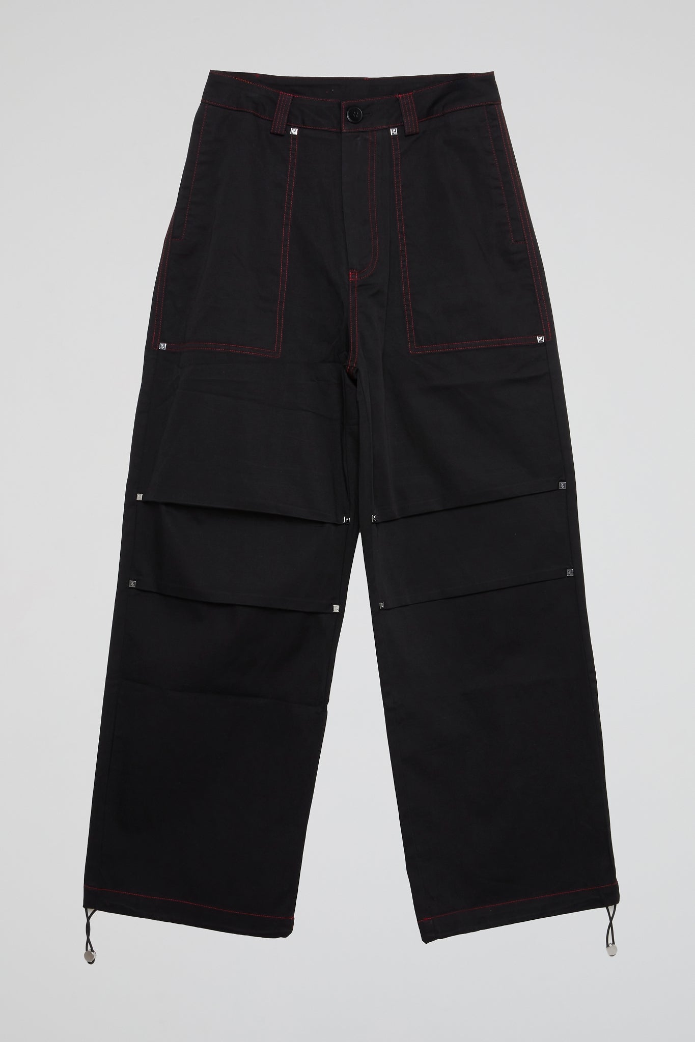 DUMIST KOREA BLACK CARGO PANTS