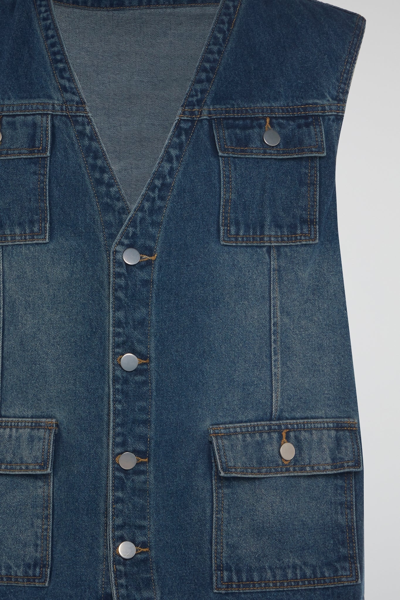 DUMIST KOREA DENIM CHEST VEST