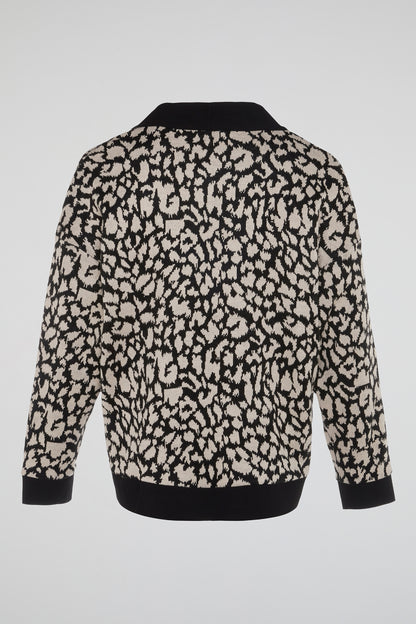 DUMIST KOREA ANIMAL PATTERN LONGSLEEVE CARDIGAN