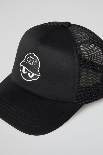 BHS COMICS HEAD BLACK TRUCKER HAT