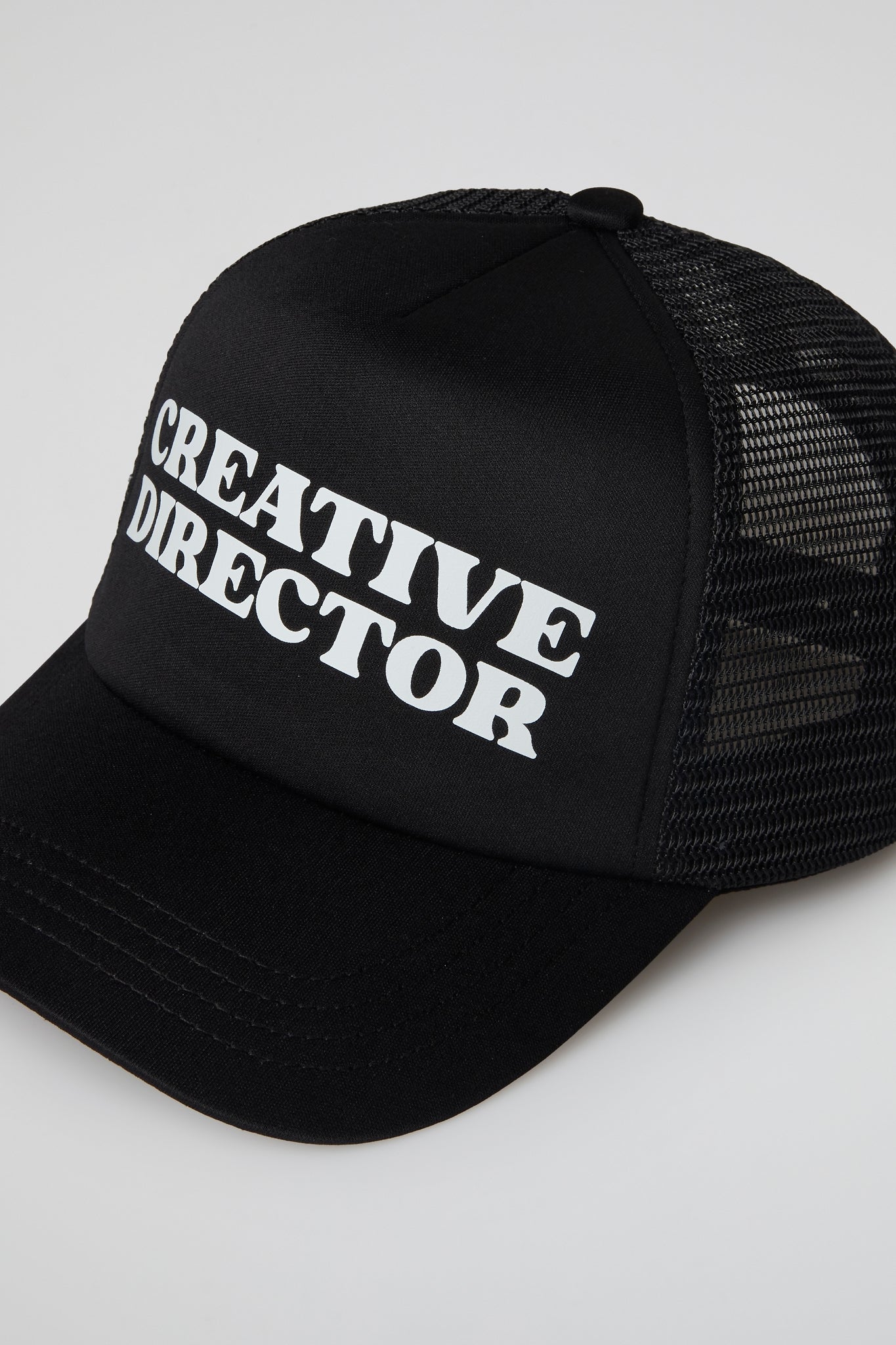 BHS CREATIVE DIRECTOR BLACK TRUCKER HAT