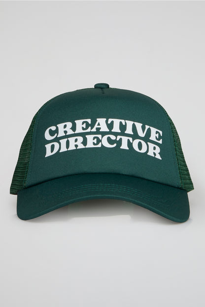 BHS CREATIVE DIRECTOR GREEN TRUCKER HAT