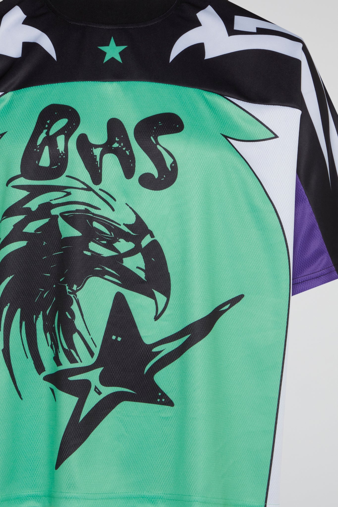 BHS EAGLE GREEN PURPLE AMERICAN FOOTBALL JERSEY