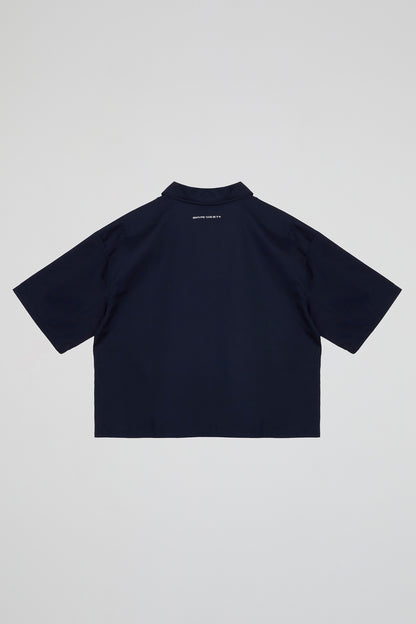 BHS NY CHEST CROPPED NAVY SHIRT