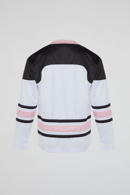 BHS ROUND STAR LOGO HOCKEY JERSEY PINK