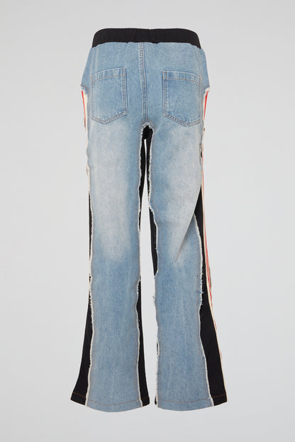 DUMIST KOREA RECONSTRUCTED DENIM PANTS