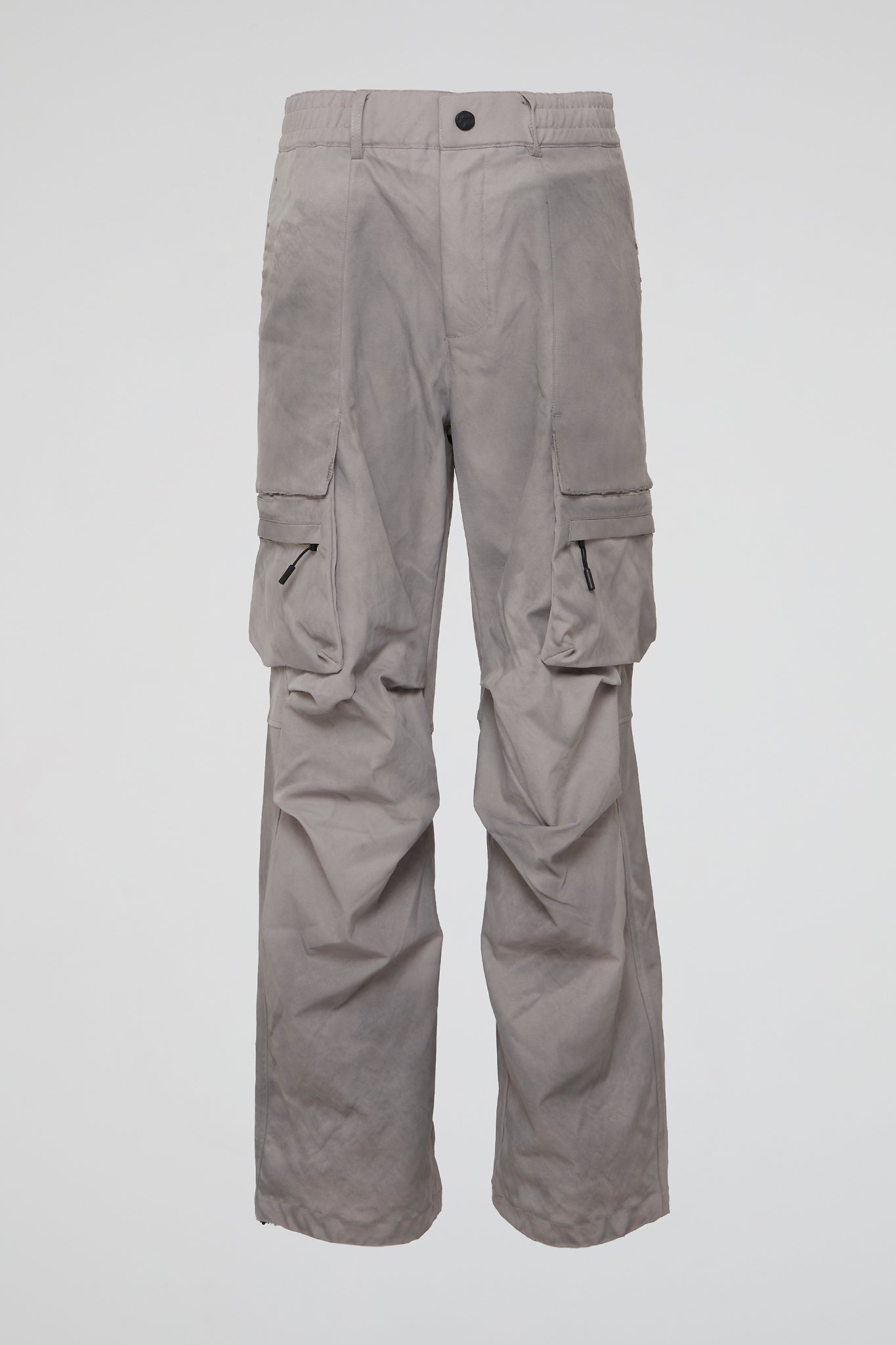 DUMIST KOREA GREY FADED CARGO PANTS