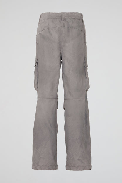 DUMIST KOREA GREY FADED CARGO PANTS