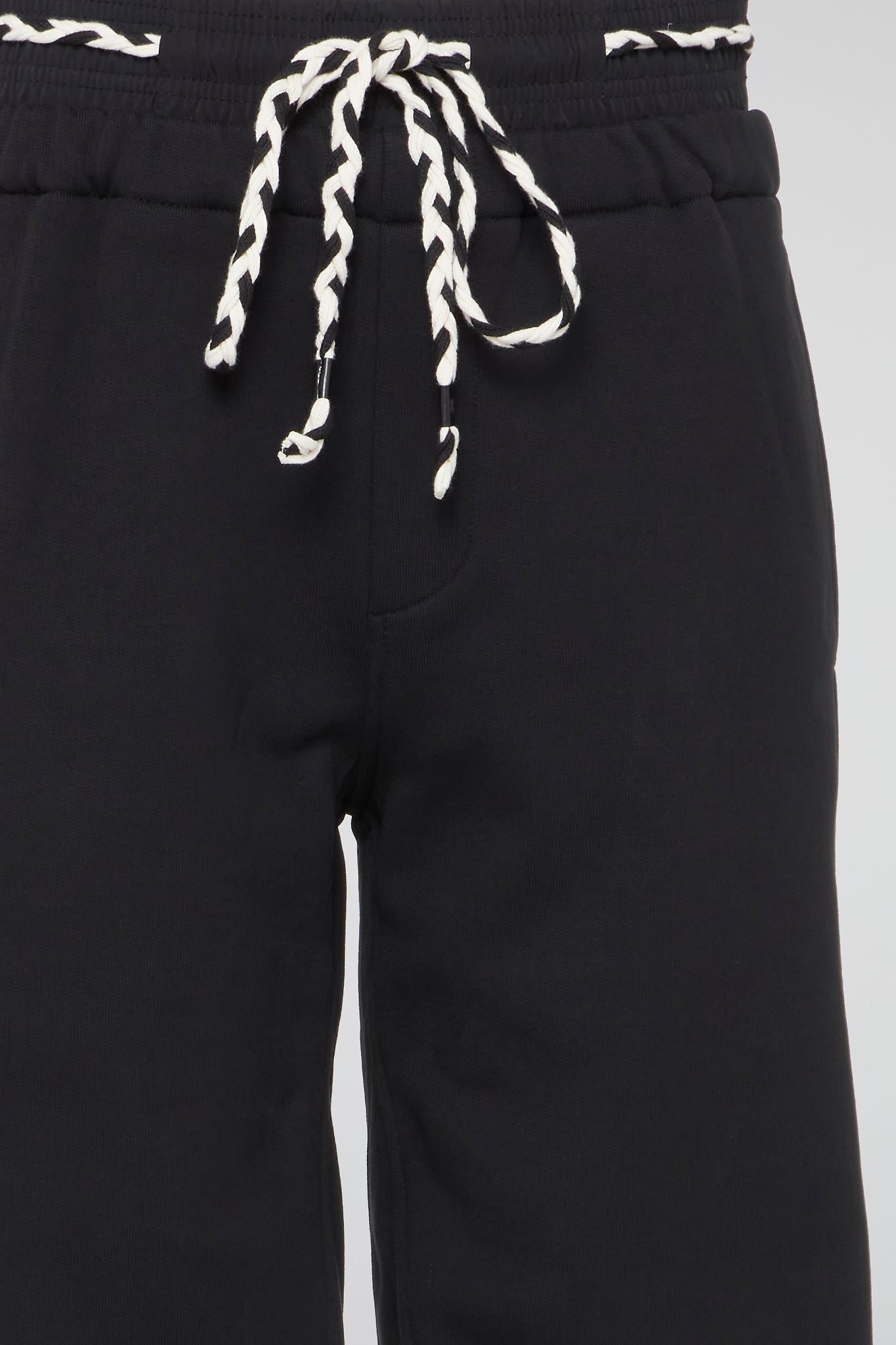 DUMIST KOREA BLACK TROUSERS BRAIDED LACES