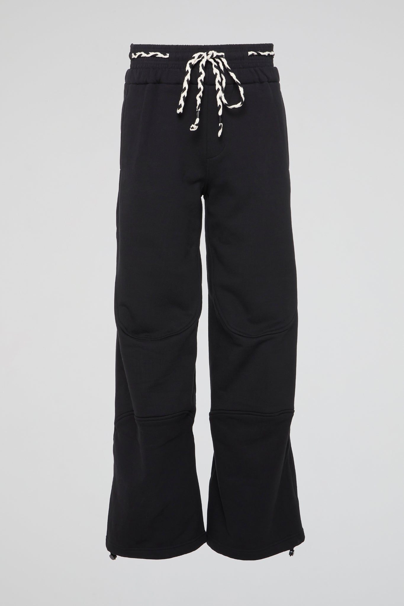 DUMIST KOREA BLACK TROUSERS BRAIDED LACES