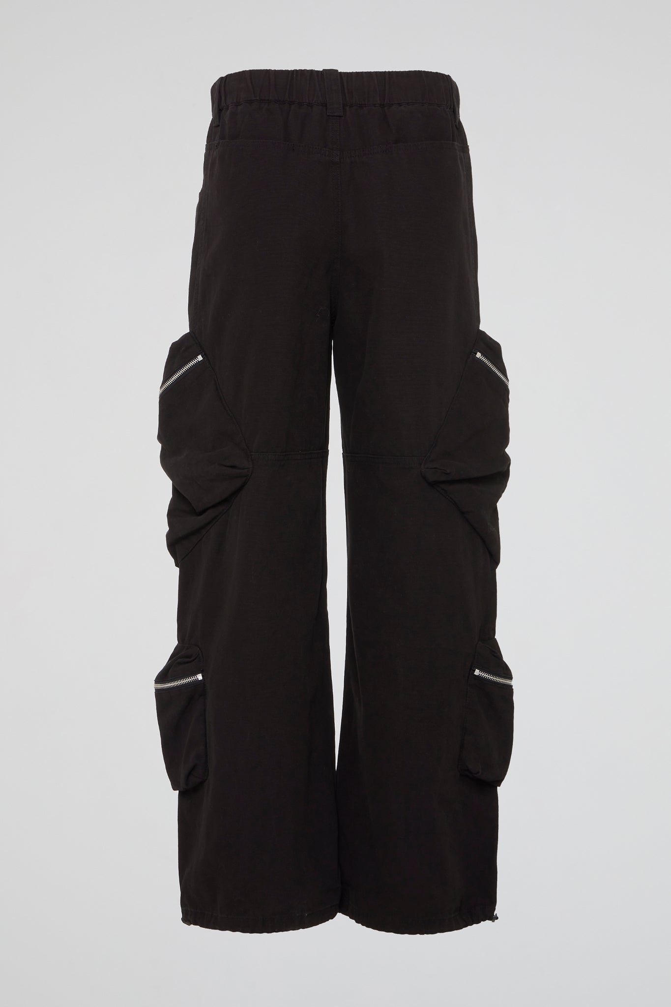 DUMIST KOREA MULTI ZIPPED BLACK PANTS