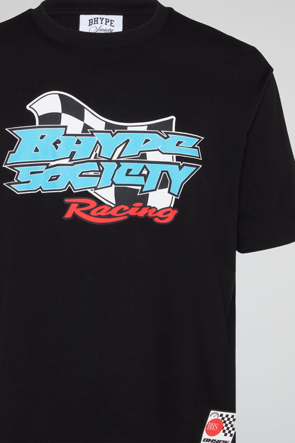 BHYPE SOCIETY - BHS RACING GAME BLACK TSHIRT