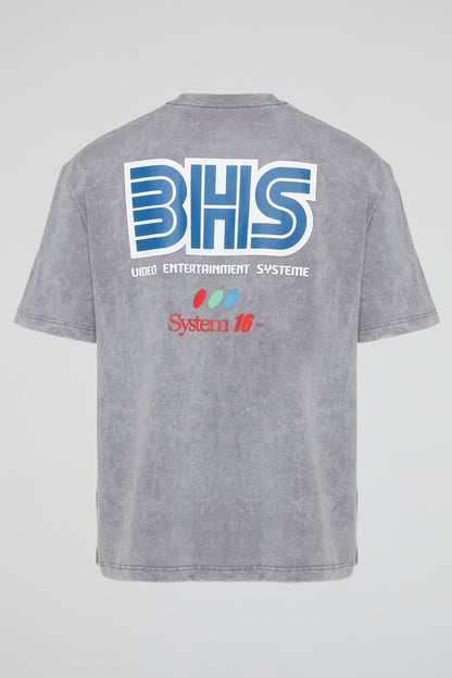 BHYPE SOCIETY - BHS VIDEO GAME STONE WASH TSHIRT