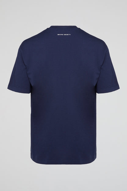 BHYPE SOCIETY - SKELETON NY NAVY BLUE TSHIRT