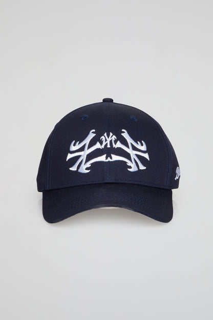 BHYPE NAVY BLUE HAT NY SKULL