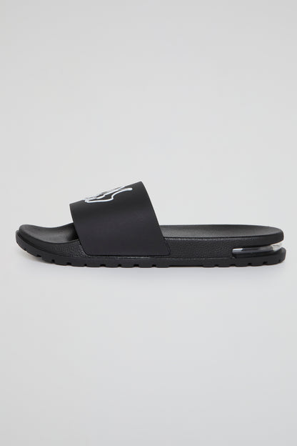 BHYPE SOCIETY - BLACK BHS AIR BUBBLE SOLE SLIPPERS