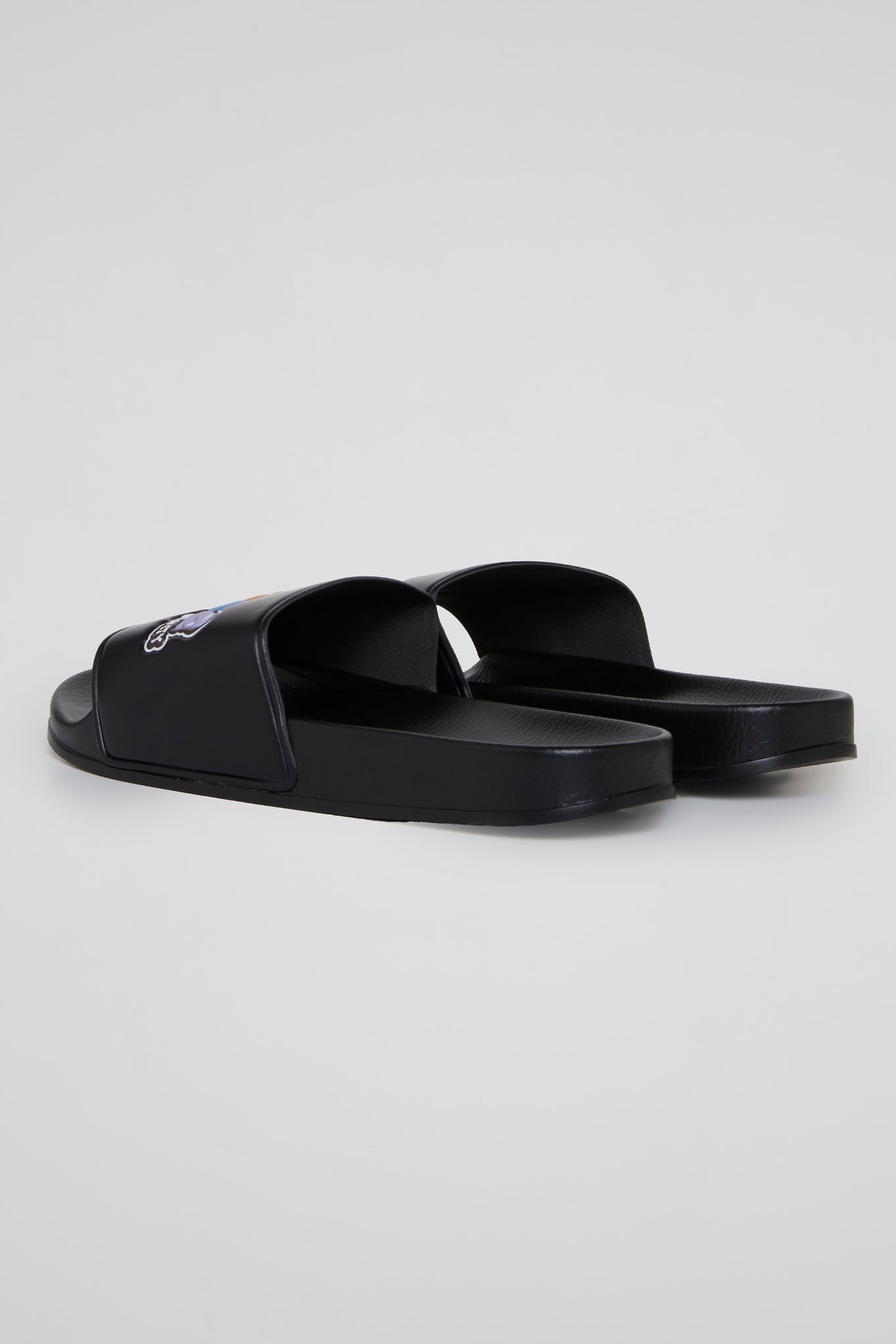 BHYPE SOCIETY - BUBBLE GRAFFITI BLACK SANDALS