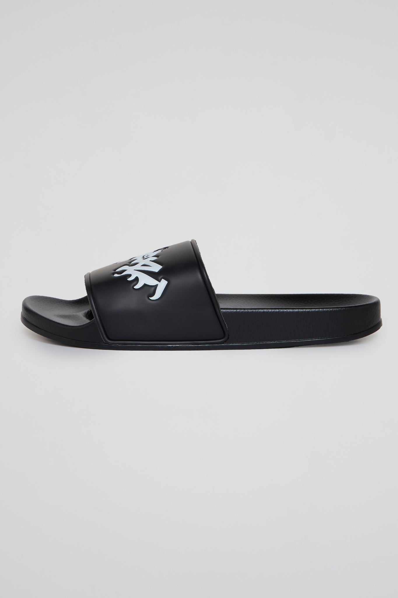 BHYPE SOCIETY - BHS L.A LOGOS BLACK SANDALS