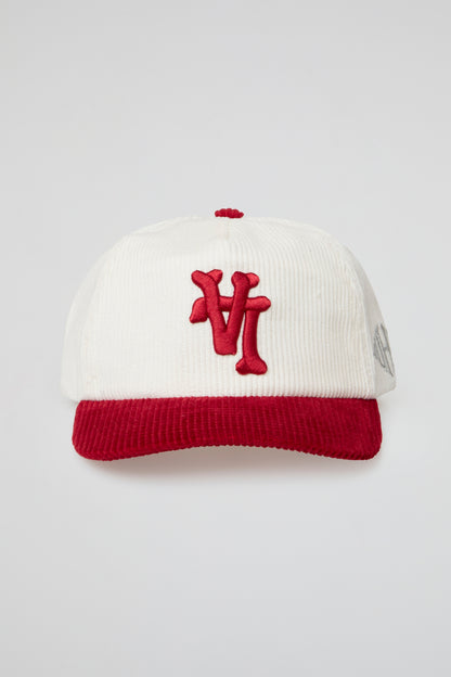 KTH KILL THE HYPE HAT - BONE L.A CORD MAROON