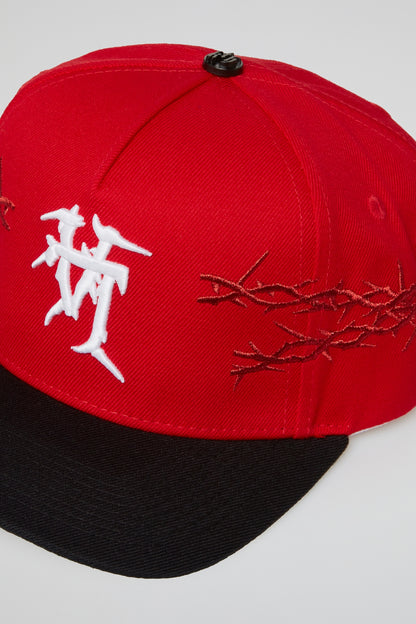 KTH KILL THE HYPE HAT - SACRED LA RED BLK 2 TONE