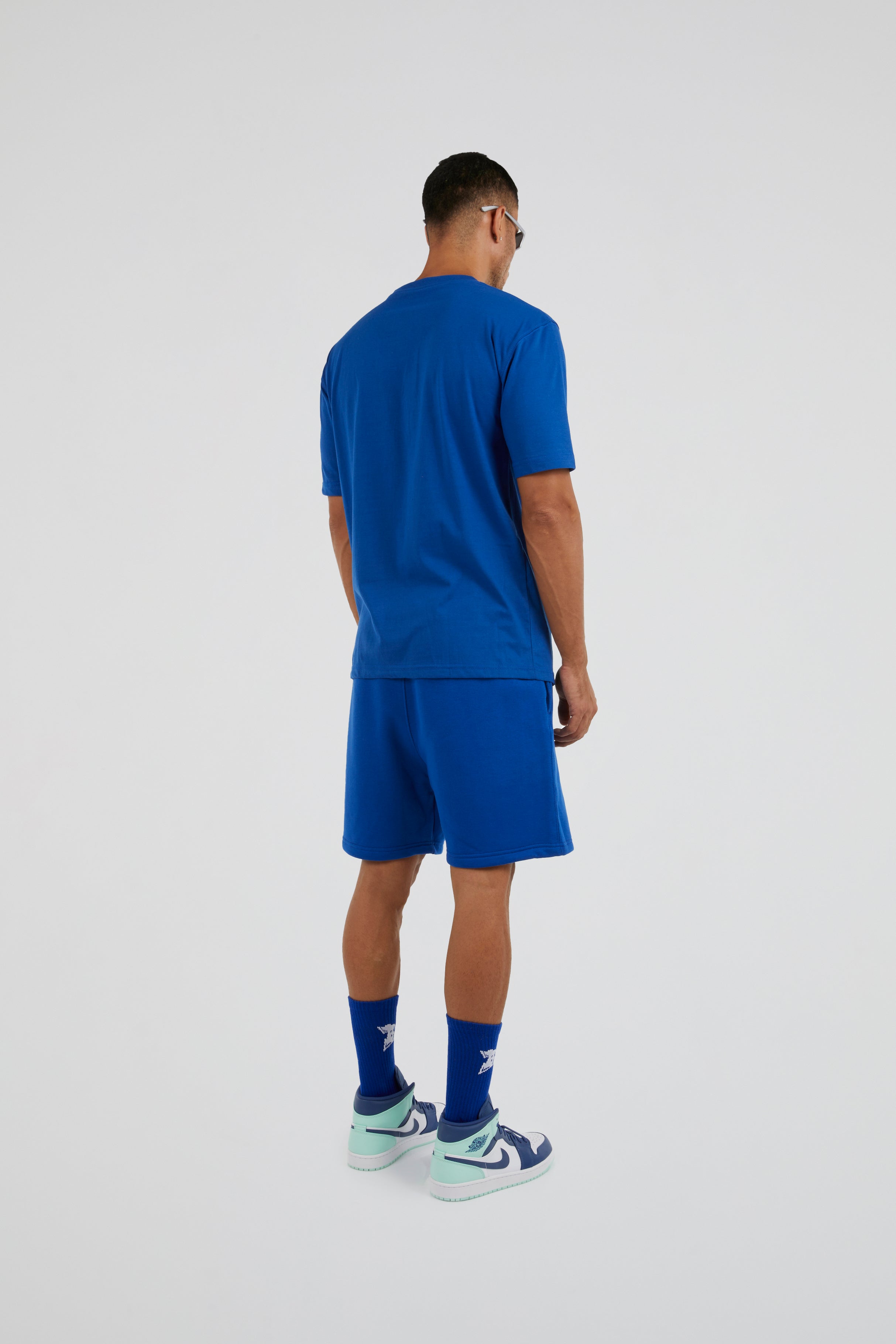 Bhype Society - Bhype Logo Essentials Blue Shorts