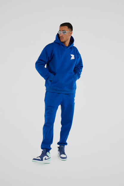 Bhype Society - Bhype Logo Essentials Blue Hoodie