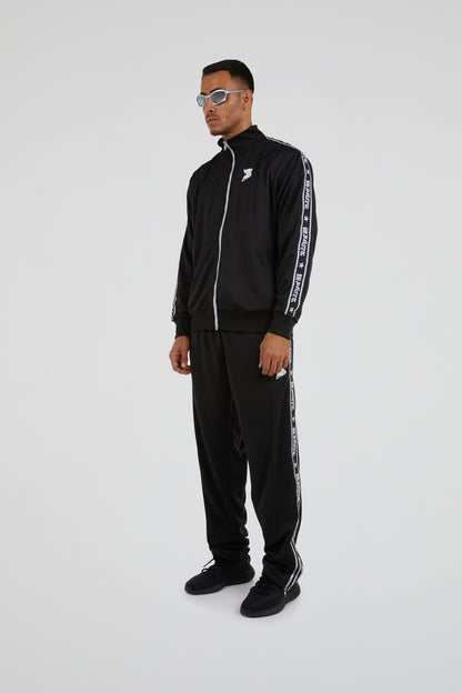 Bhype Society - Bhype Black  Retro Nylon Tracksuit