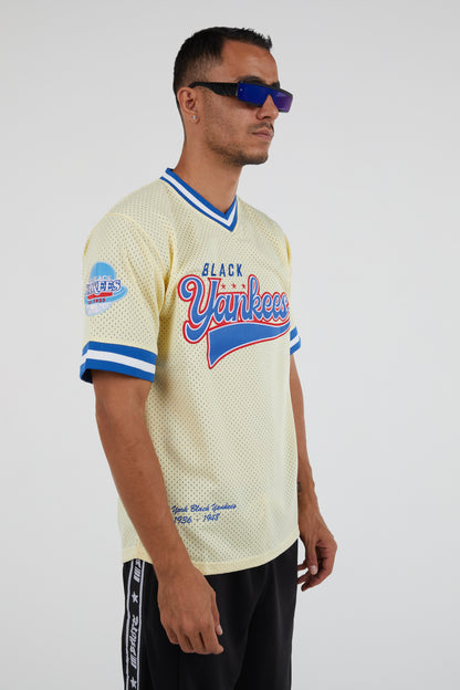 Headgear - New York Black Yankees Cream Pullover Jersey