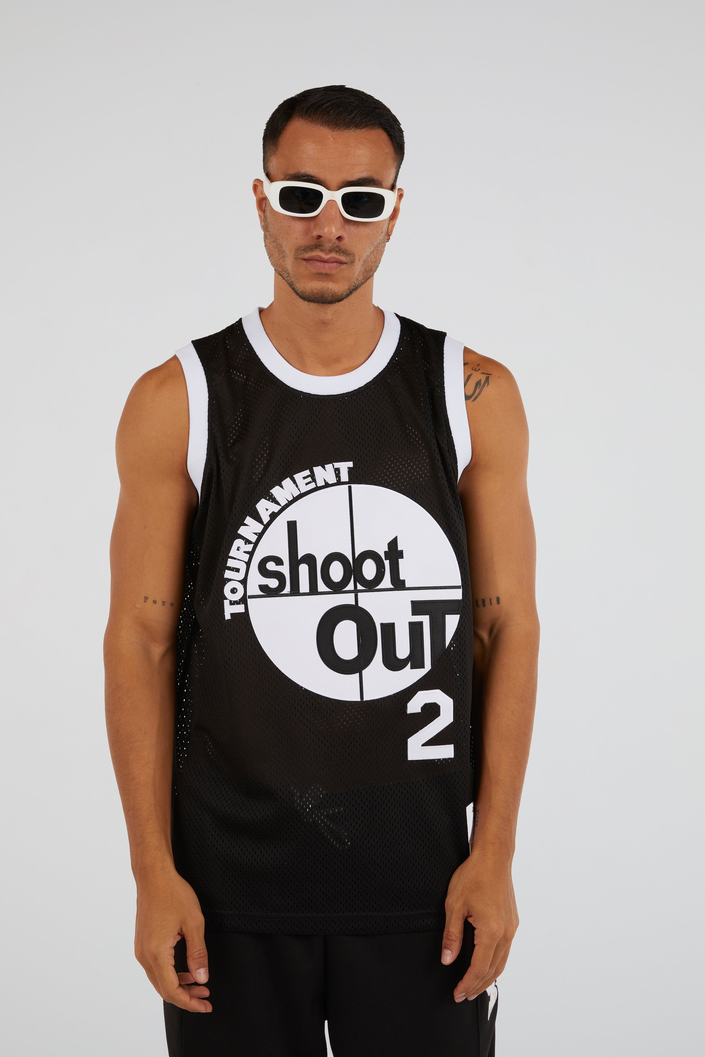 Headgear - Shoot Out 2 Pac Basketball Jersey Black