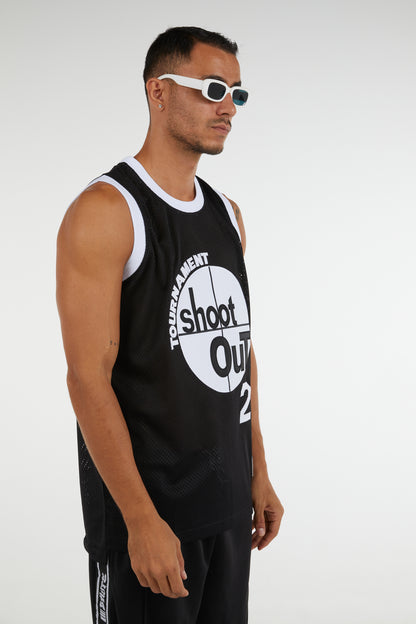 Headgear - Shoot Out 2 Pac Basketball Jersey Black