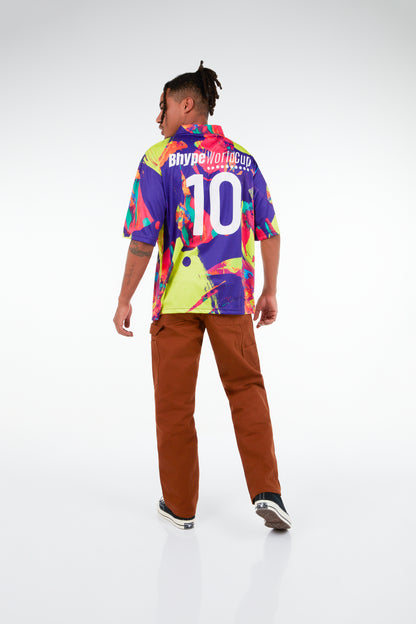 BHYPE WORLD CUP JERSEY NEON RAINBOW EDITION