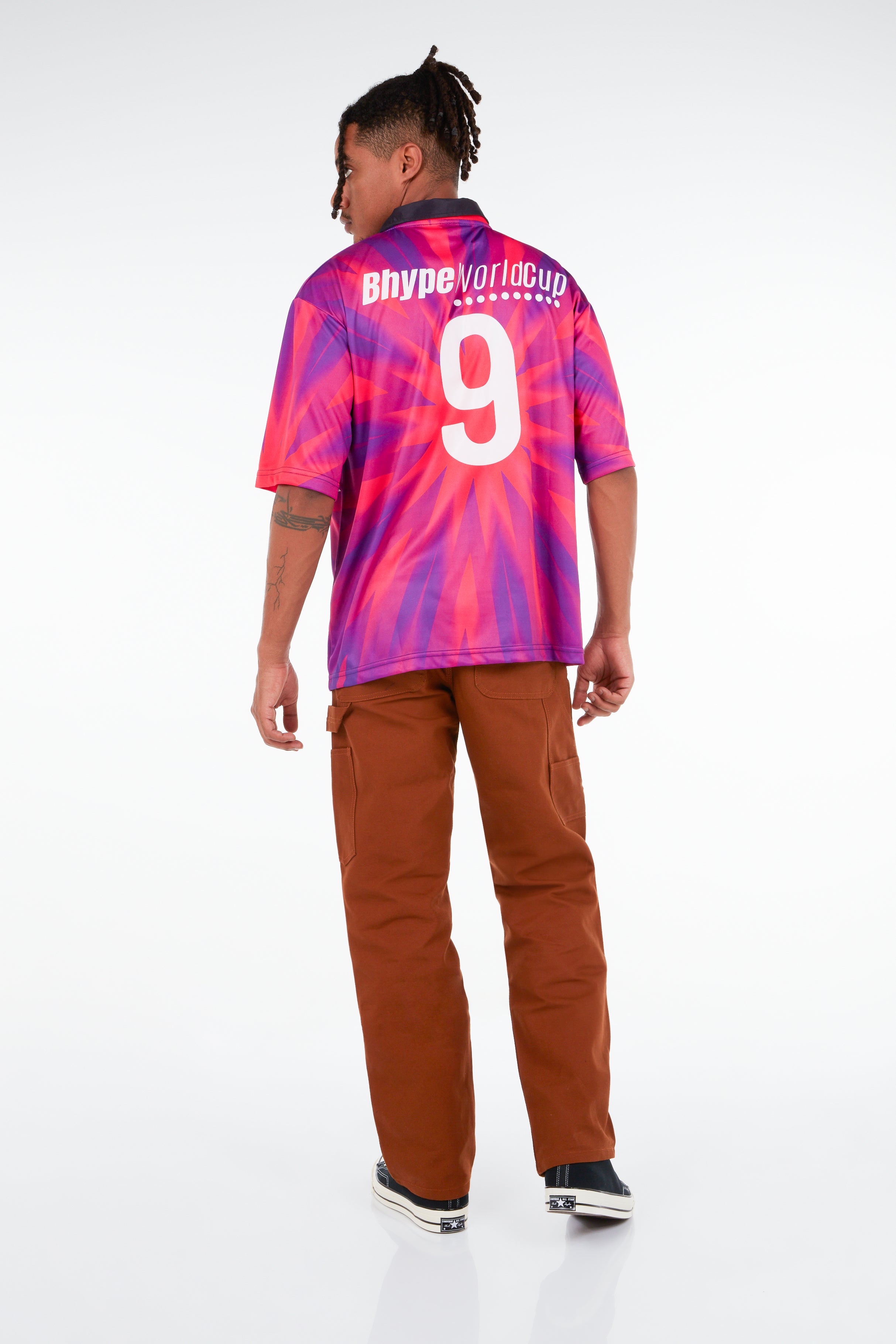 BHYPE WORLD CUP JERSEY NEON PINK EDITION