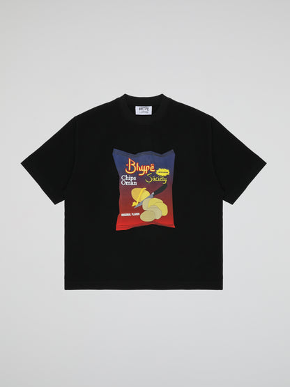 BHYPE SOCIETY CHIPS BLACK TSHIRT