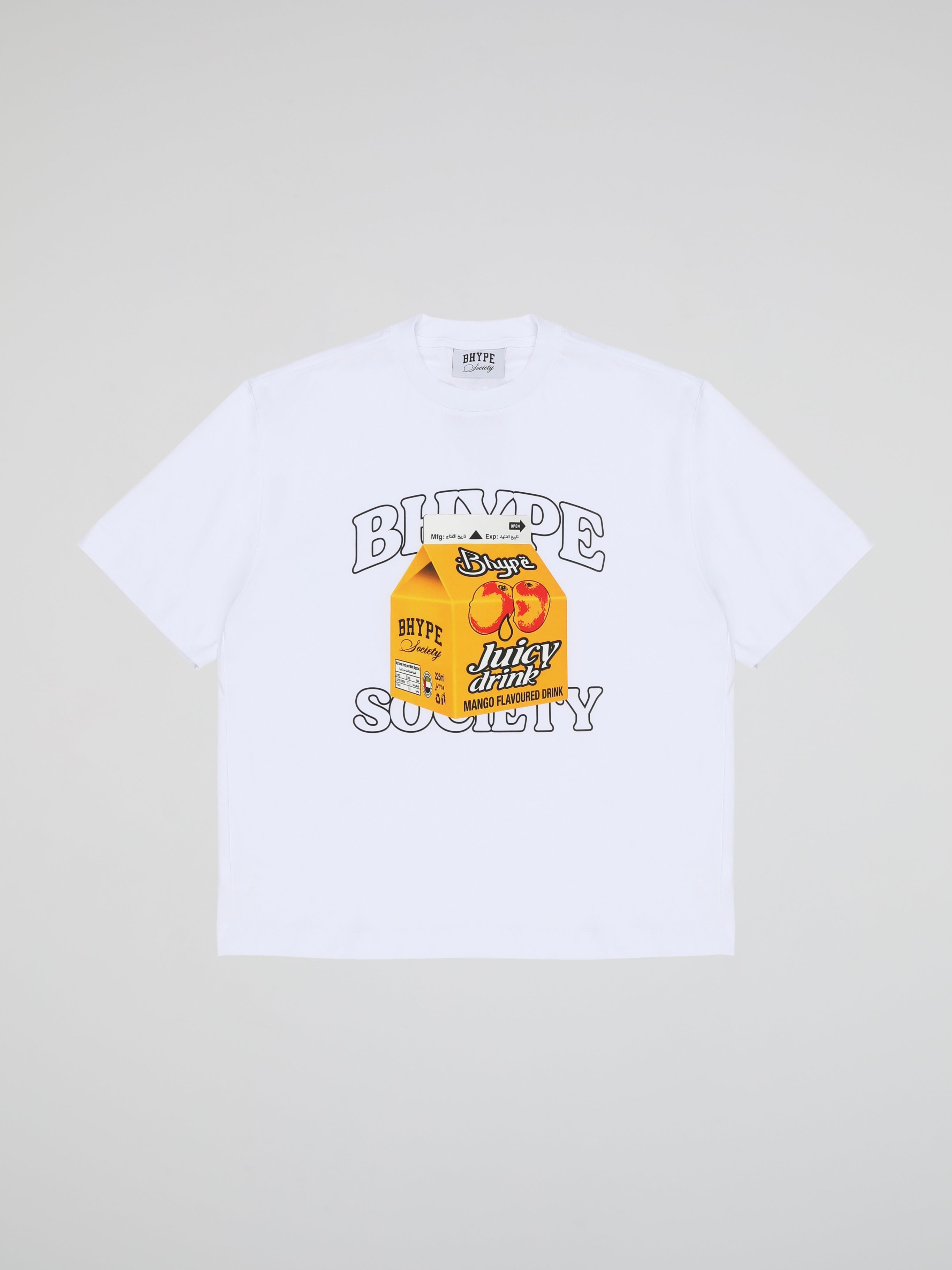 BHYPE SOCIETY JUICY DRINK WHITE TSHIRT