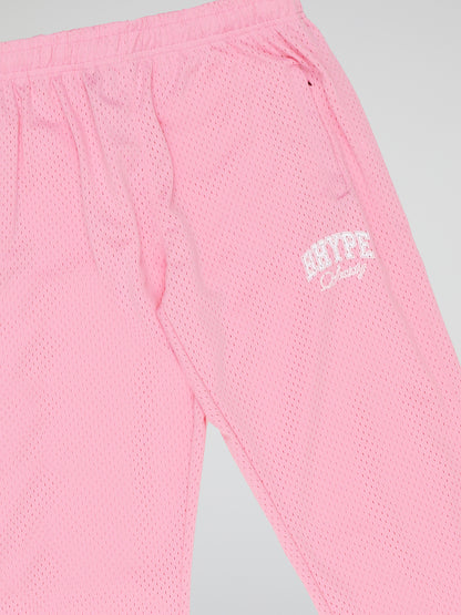 BHYPE SOCIETY PINK MESH PANTS