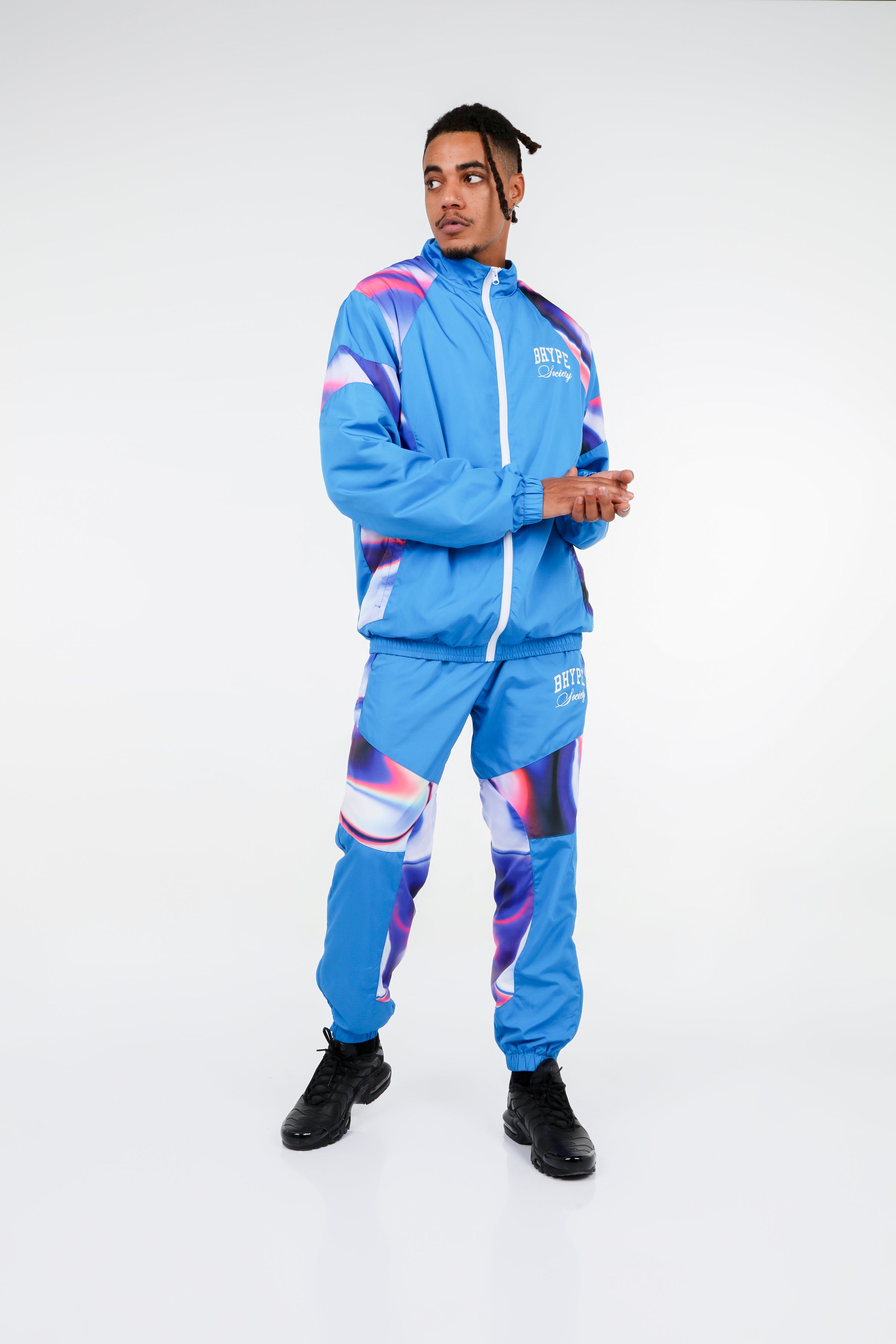 BHYPE SOCIETY NEON BLUE SPORT TRACKSUIT