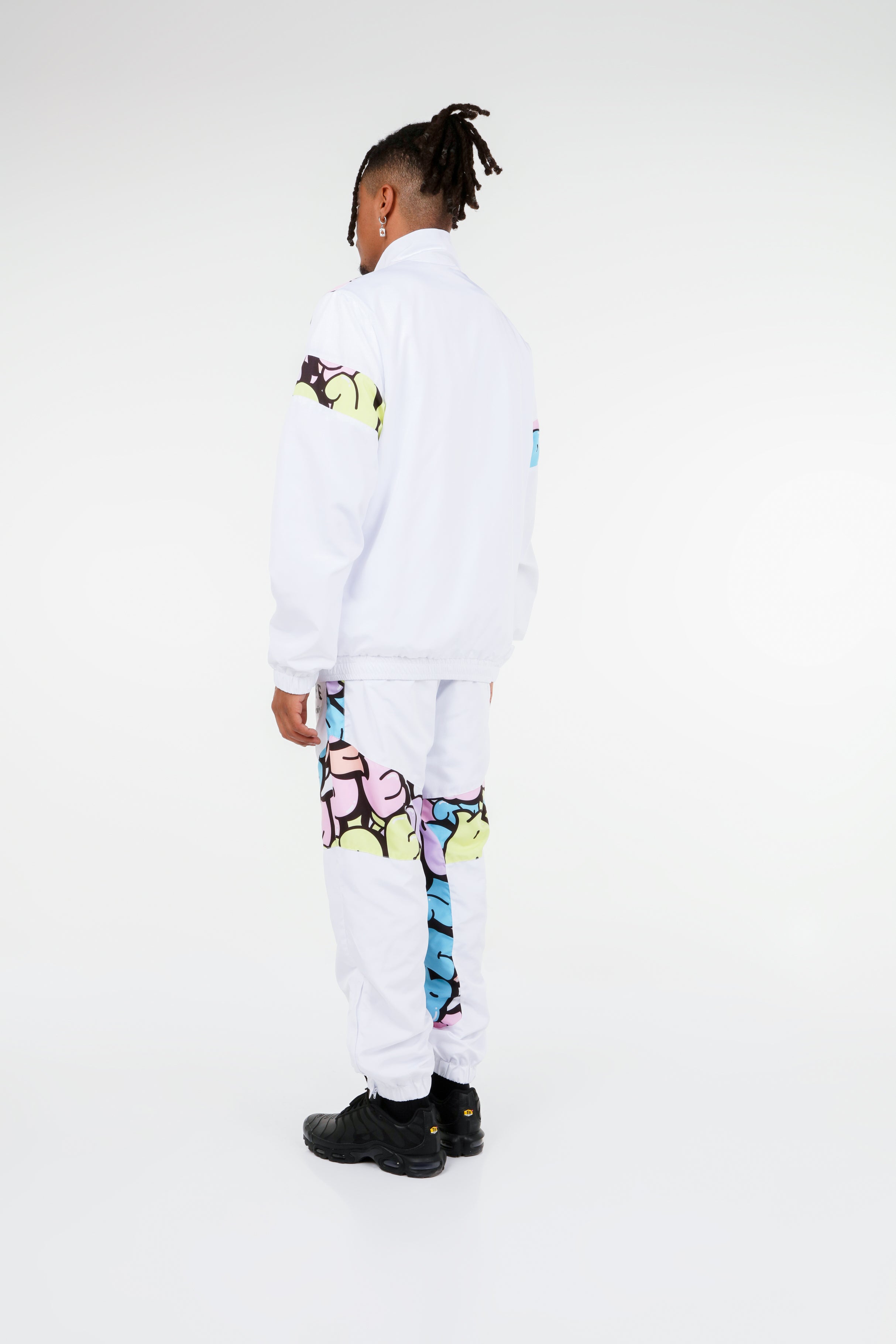 BHYPE SOCIETY WHITE SPORT TRACKSUIT- BUBBLE EDITION