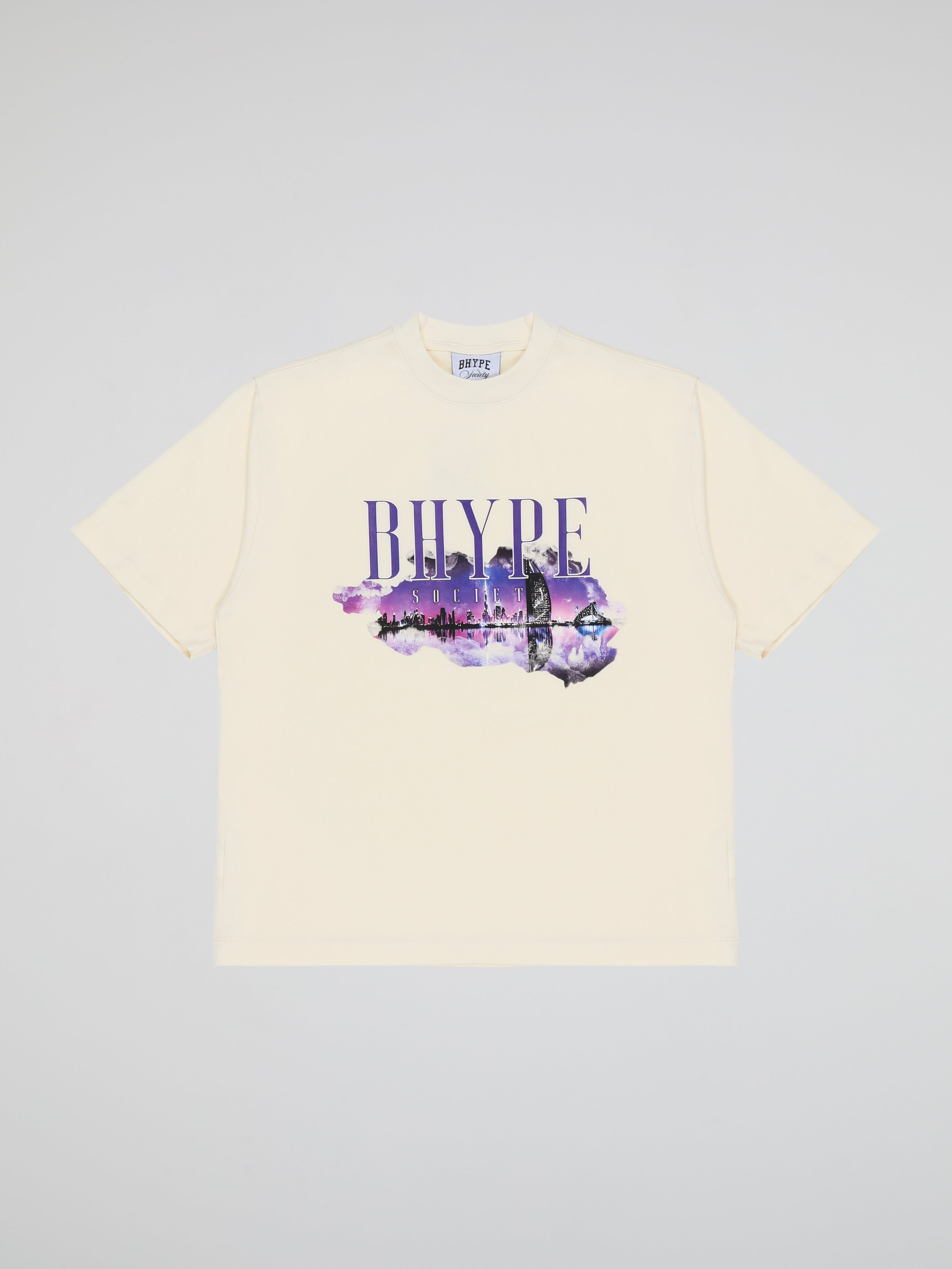 BHYPE DUBAI SKYLINE BEIGE TSHIRT