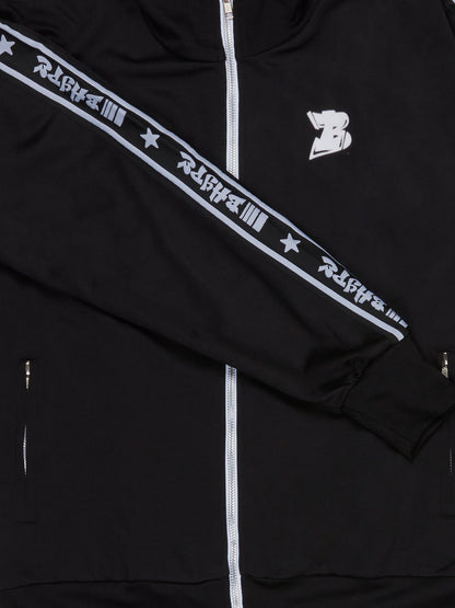 Bhype Society - Bhype Black  Retro Nylon Tracksuit